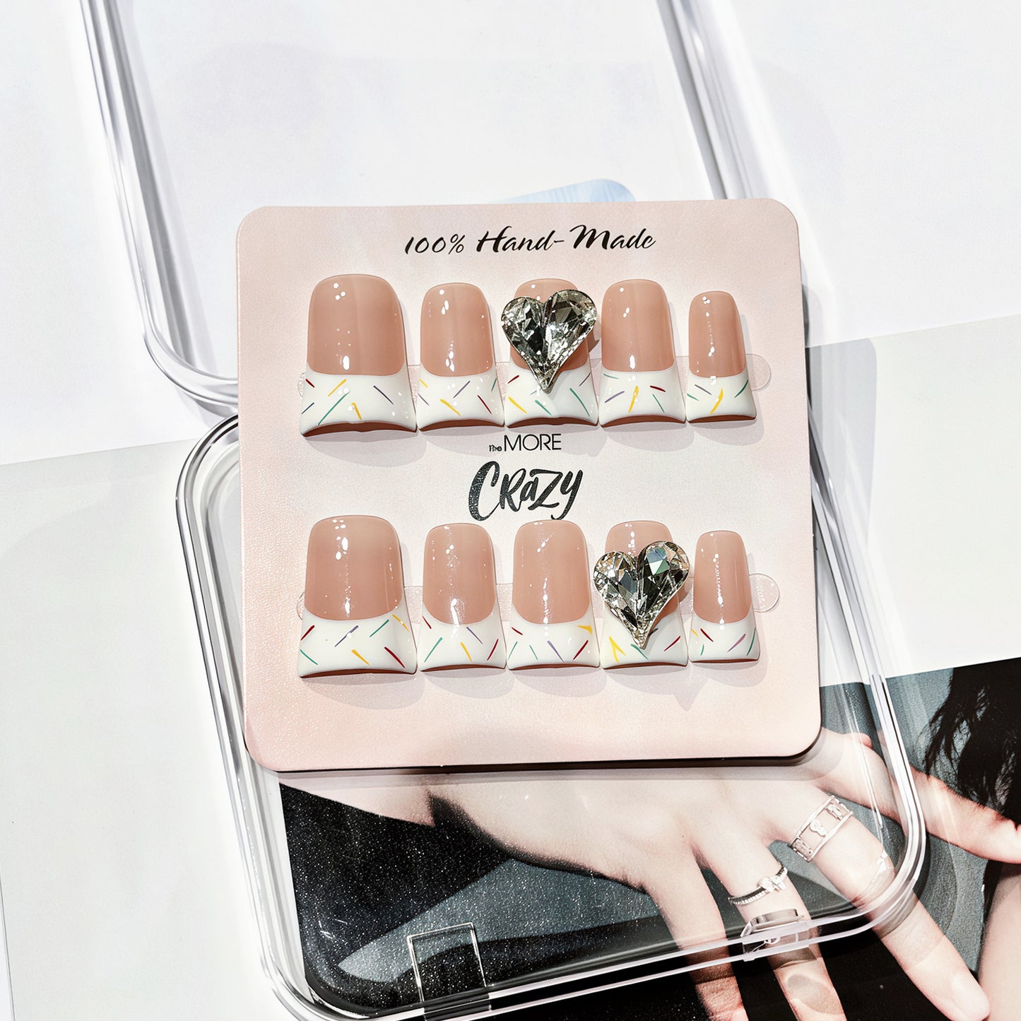 TheMore Crazy 100% Handcrafted Premium Press-On Nails [N062]