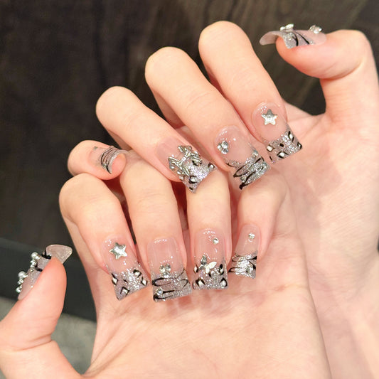 TheMore Crazy 100% Handcrafted Premium Press-On Nails [N064]