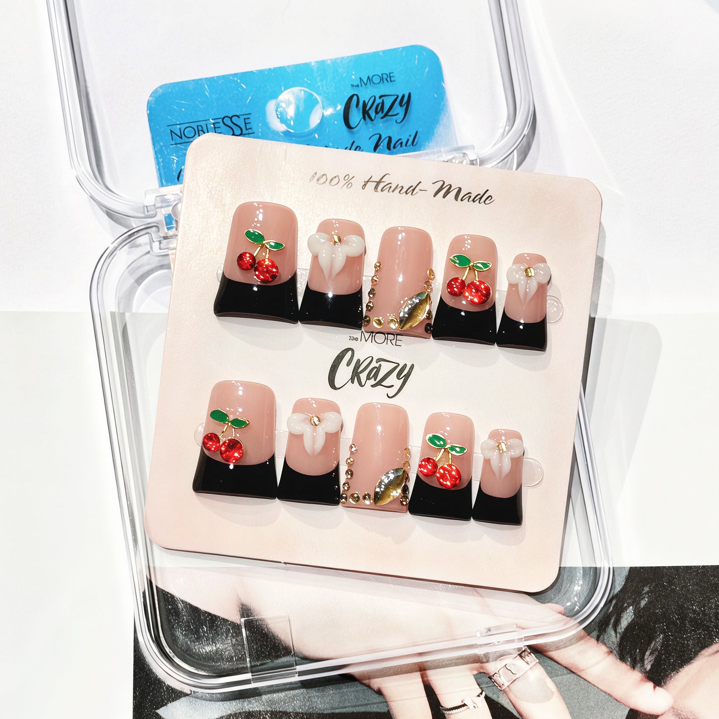 TheMore Crazy 100% Handcrafted Premium Press-On Nails [N065]