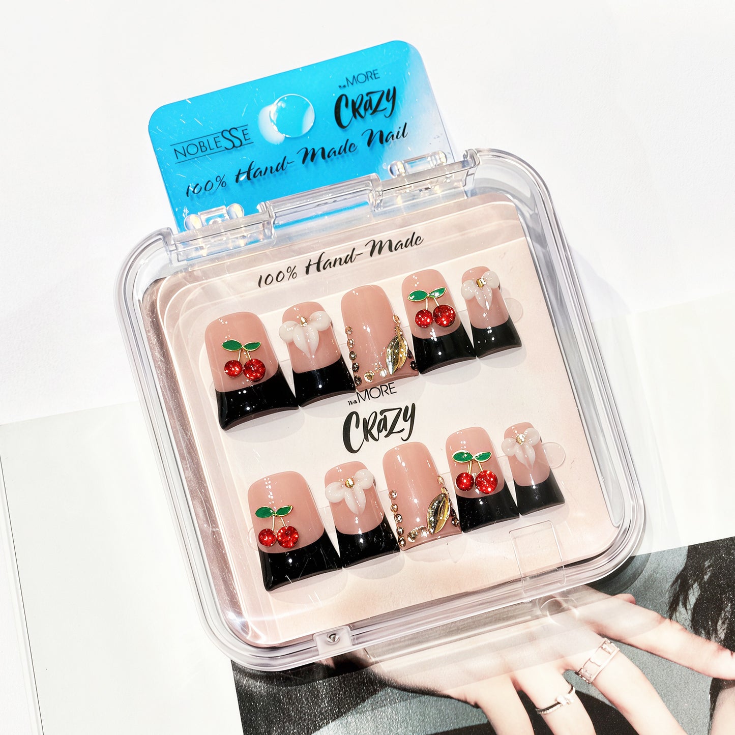 TheMore Crazy 100% Handcrafted Premium Press-On Nails [N065]