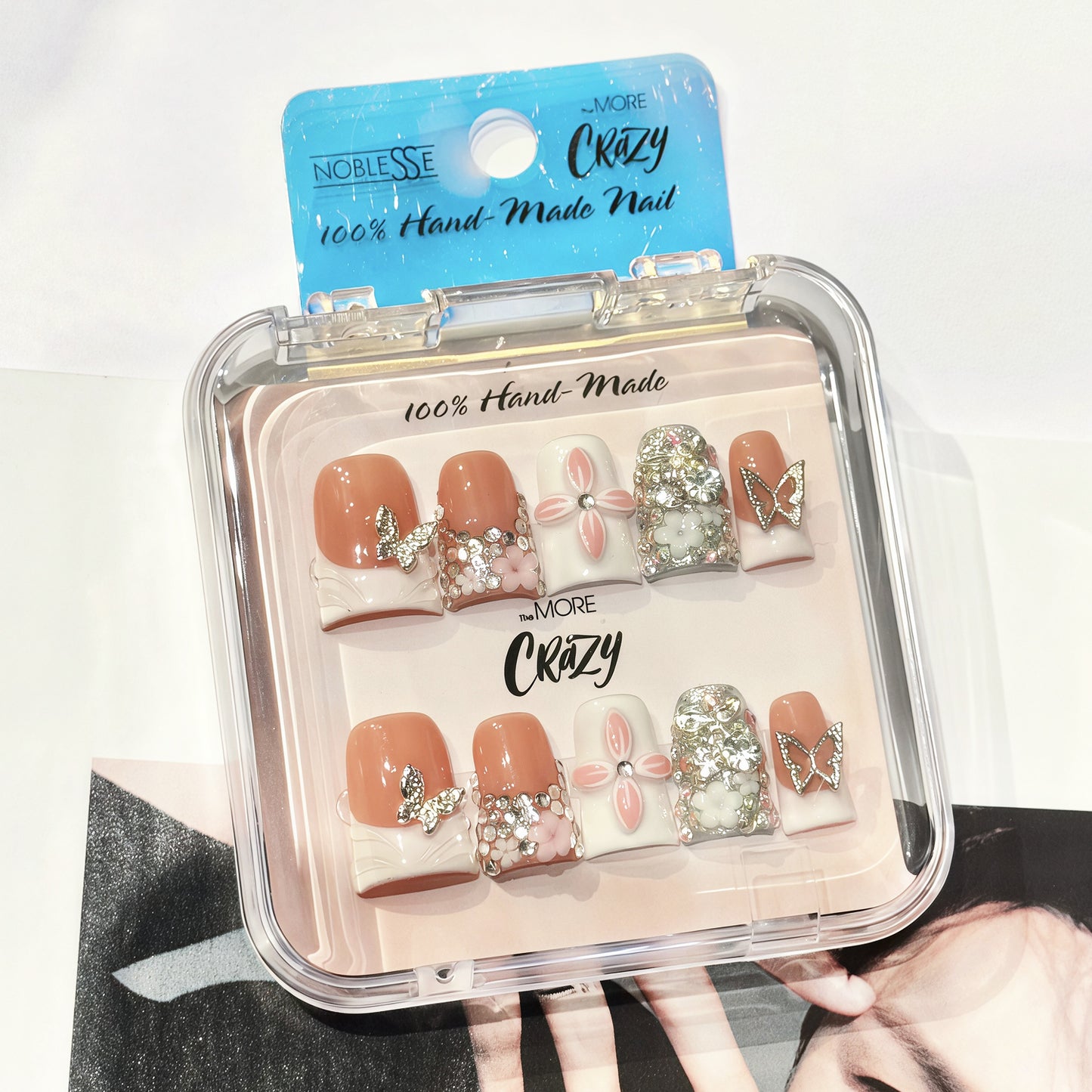 TheMore Crazy 100% Handcrafted Premium Press-On Nails [N066]