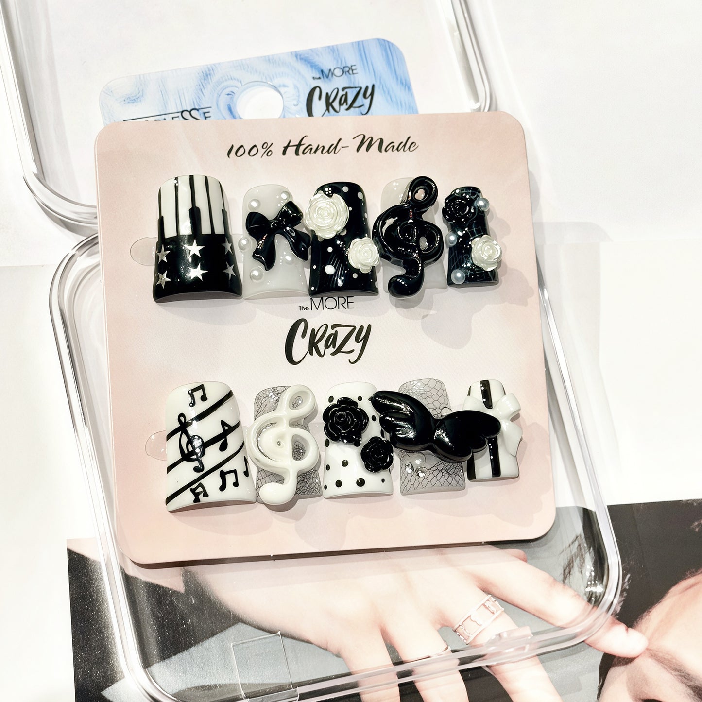 TheMore Crazy 100% Handcrafted Premium Press-On Nails [N067]