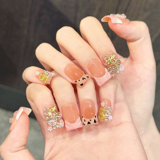 TheMore Crazy 100% Handcrafted Premium Press-On Nails [N069]