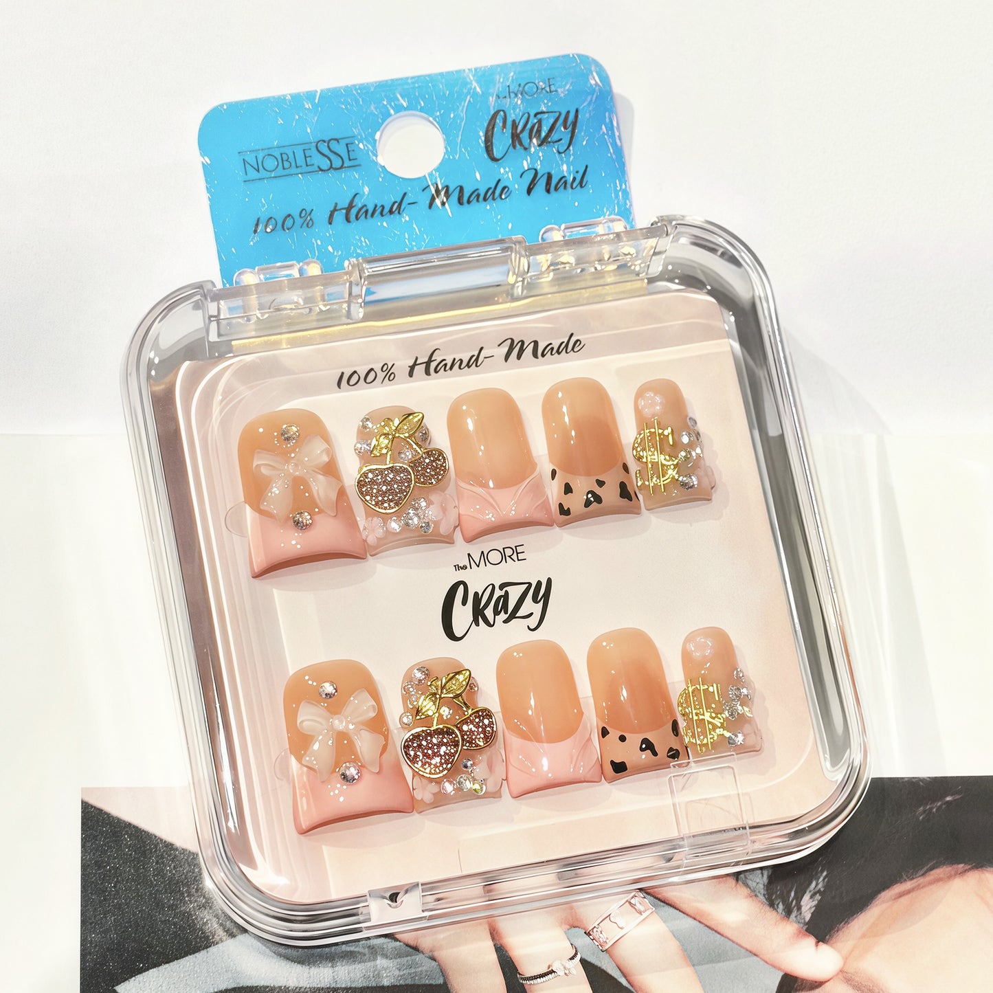 TheMore Crazy 100% Handcrafted Premium Press-On Nails [N069]