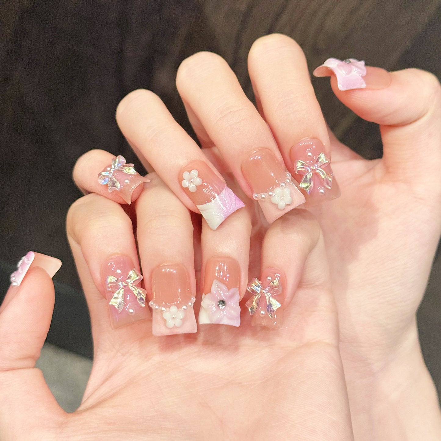 TheMore Crazy 100% Handcrafted Premium Press-On Nails [N071]