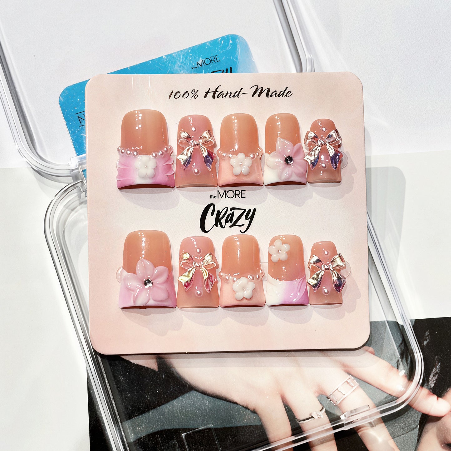 TheMore Crazy 100% Handcrafted Premium Press-On Nails [N071]