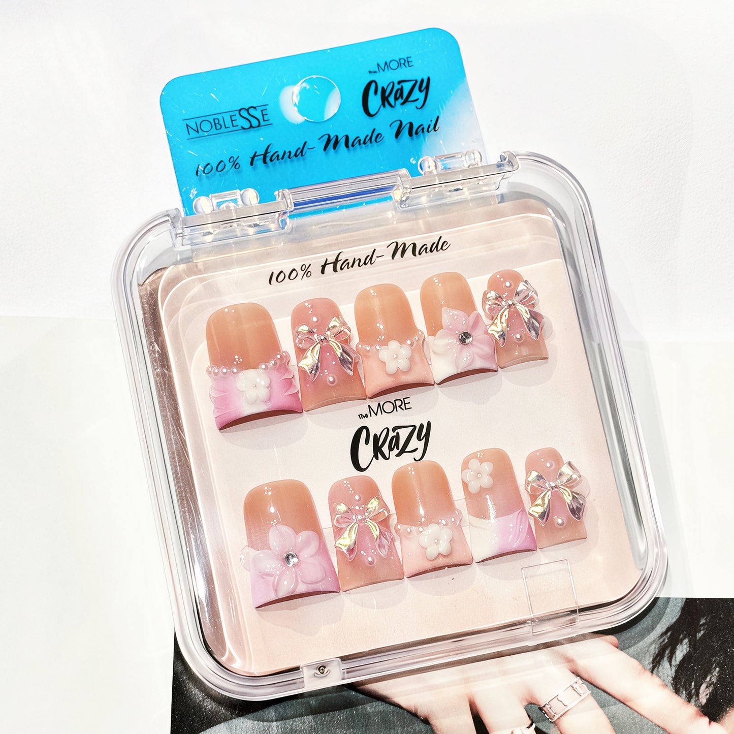 TheMore Crazy 100% Handcrafted Premium Press-On Nails [N071]