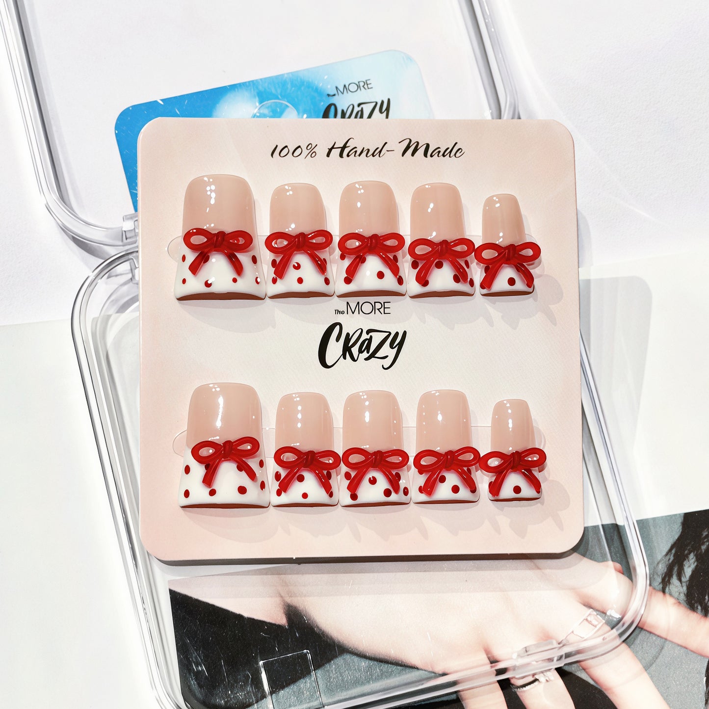 TheMore Crazy 100% Handcrafted Premium Press-On Nails [N072]