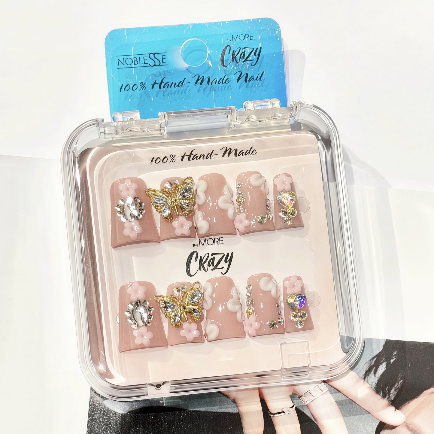 TheMore Crazy 100% Handcrafted Premium Press-On Nails [N074]