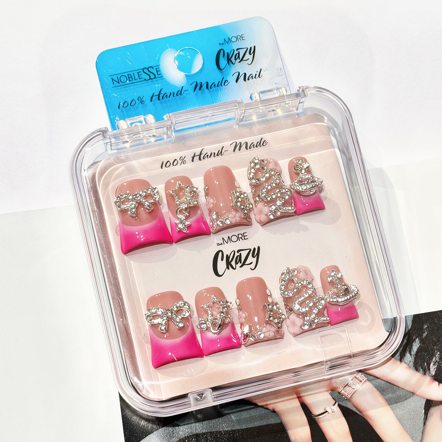 TheMore Crazy 100% Handcrafted Premium Press-On Nails [N075]