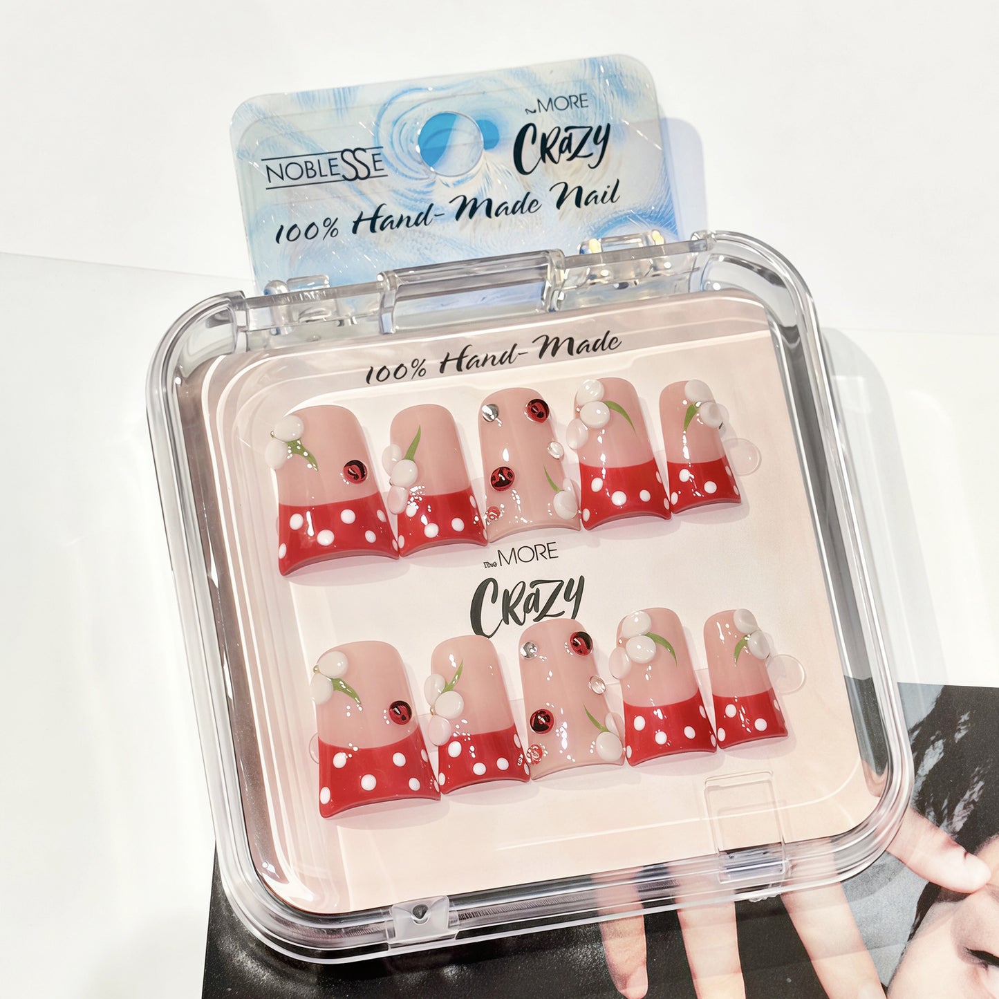 TheMore Crazy 100% Handcrafted Premium Press-On Nails [N077]