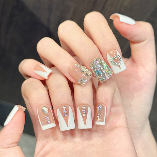 TheMore Crazy 100% Handcrafted Premium Press-On Nails [N078]