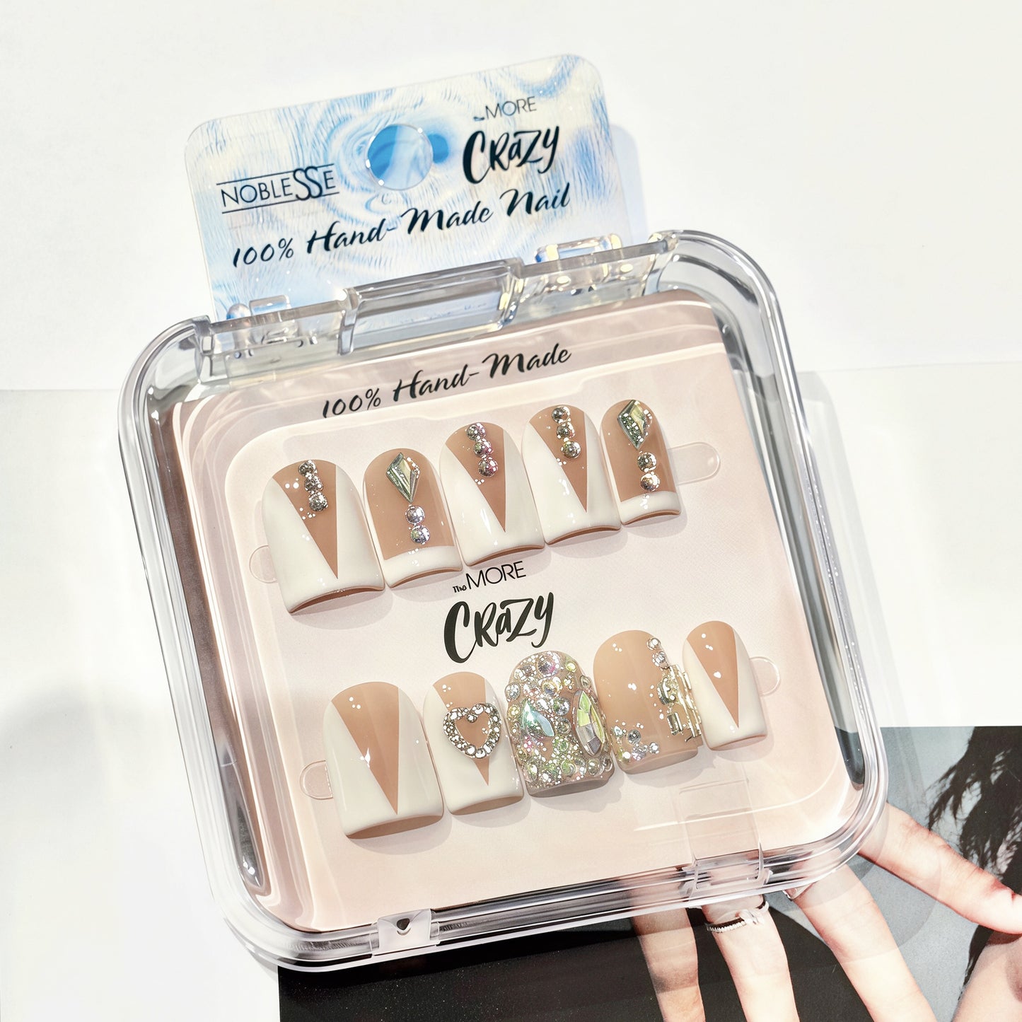 TheMore Crazy 100% Handcrafted Premium Press-On Nails [N078]