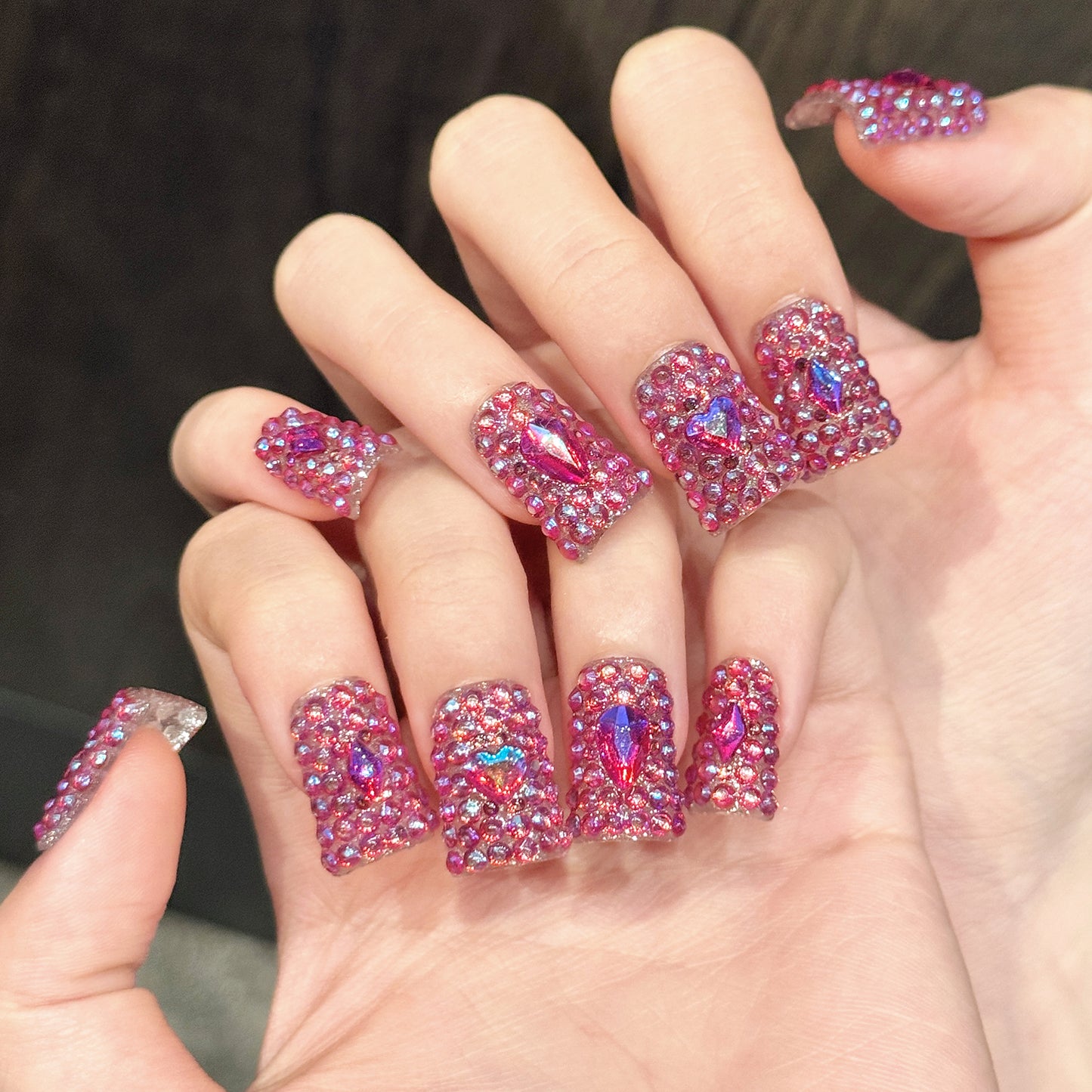 TheMore Crazy 100% Handcrafted Premium Press-On Nails [N079]
