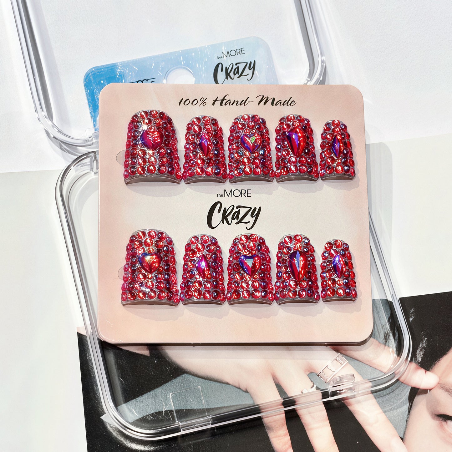 TheMore Crazy 100% Handcrafted Premium Press-On Nails [N079]