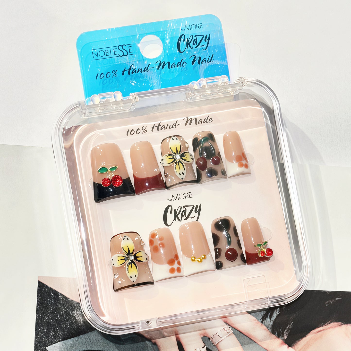TheMore Crazy 100% Handcrafted Premium Press-On Nails [N083]