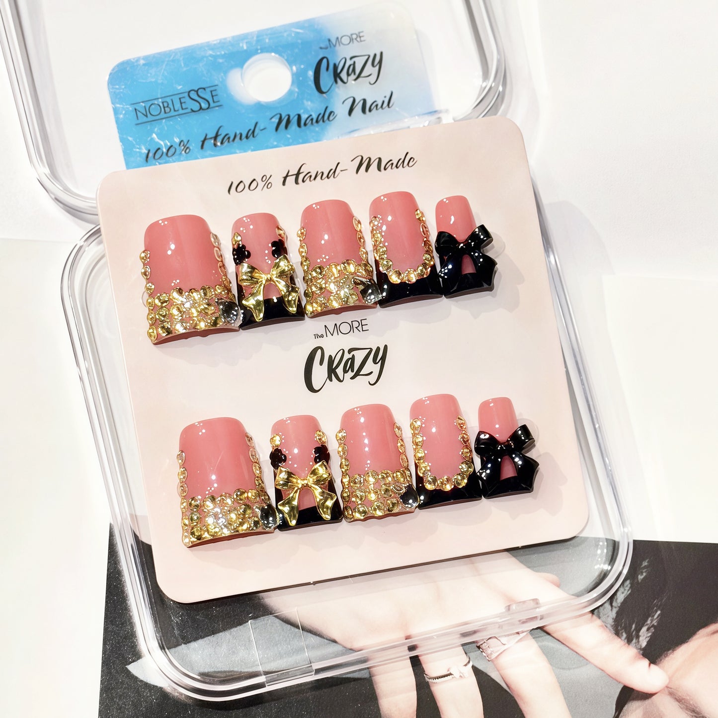 TheMore Crazy 100% Handcrafted Premium Press-On Nails [N084]