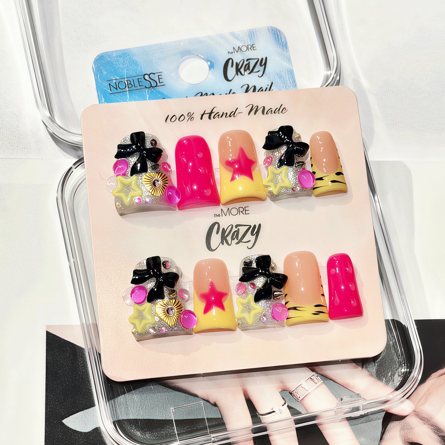 TheMore Crazy 100% Handcrafted Premium Press-On Nails [N085]