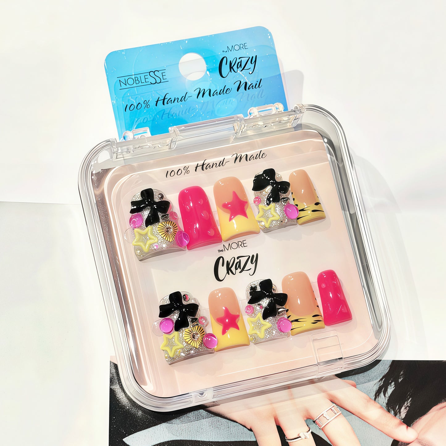 TheMore Crazy 100% Handcrafted Premium Press-On Nails [N085]