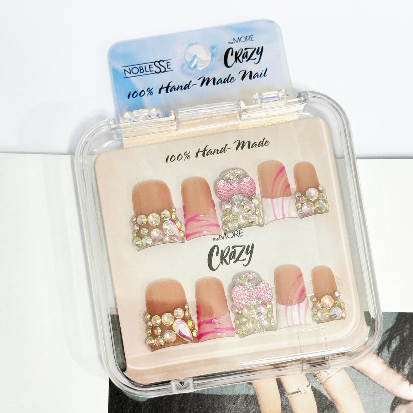 TheMore Crazy 100% Handcrafted Premium Press-On Nails [N086]