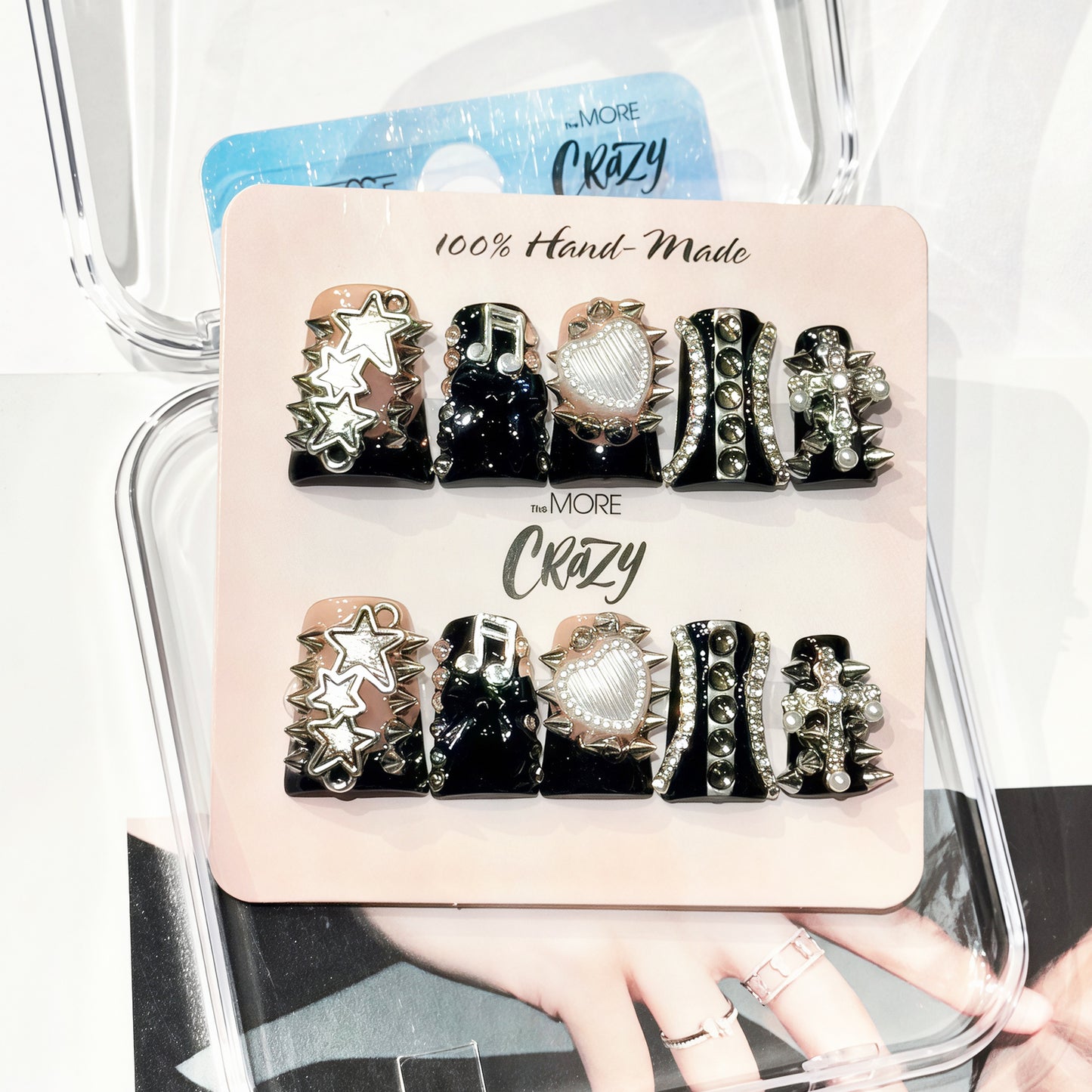 TheMore Crazy 100% Handcrafted Premium Press-On Nails [N087]