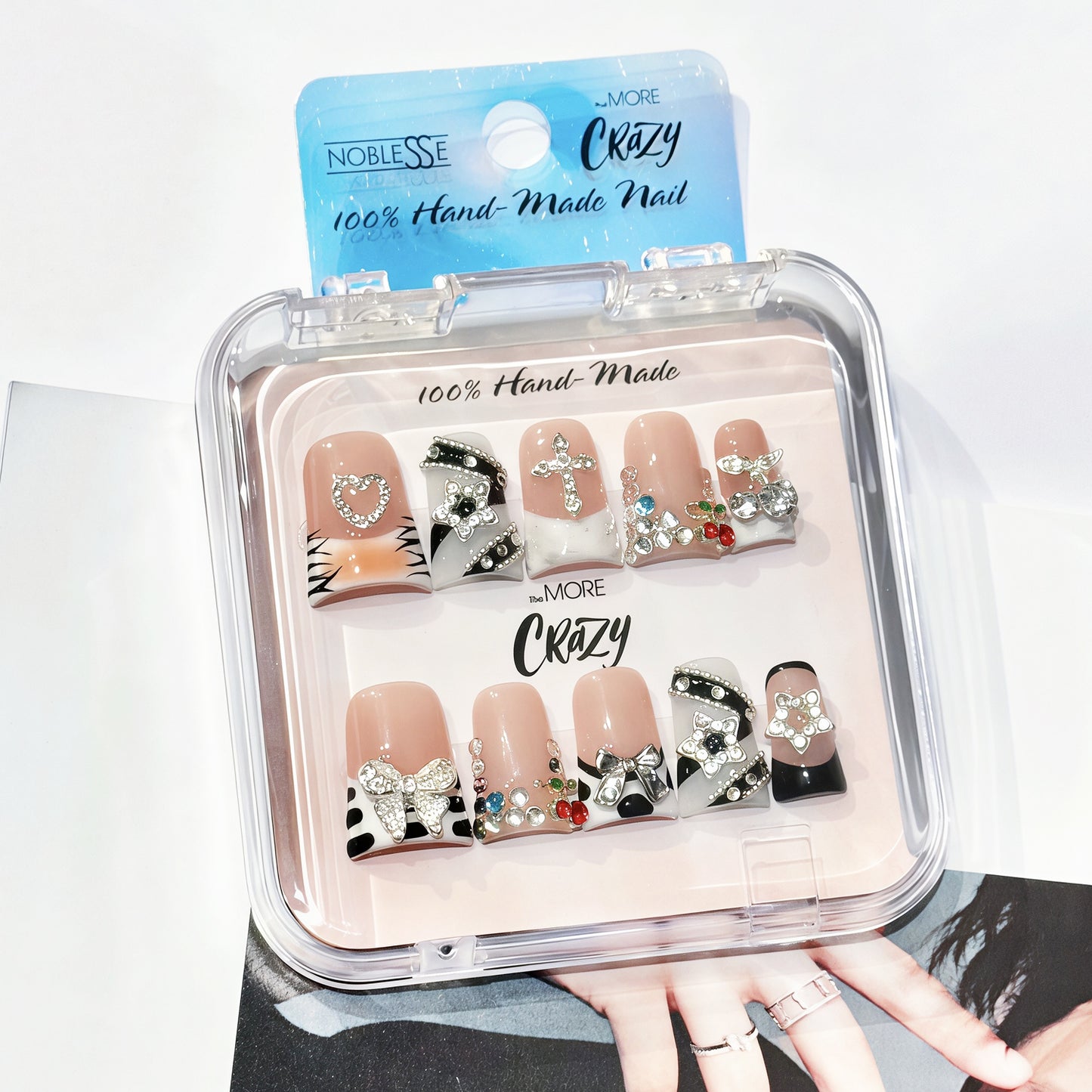 TheMore Crazy 100% Handcrafted Premium Press-On Nails [N088]