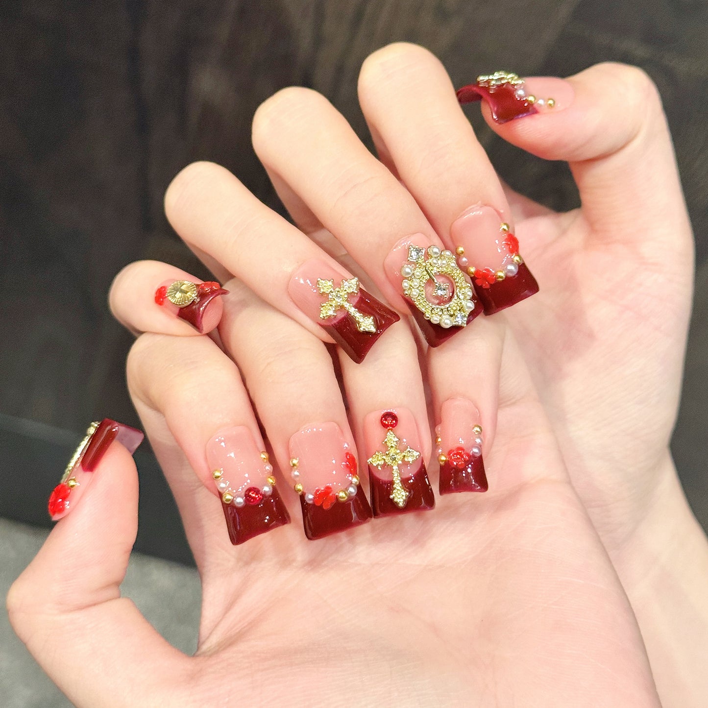 TheMore Crazy 100% Handcrafted Premium Press-On Nails [N089]