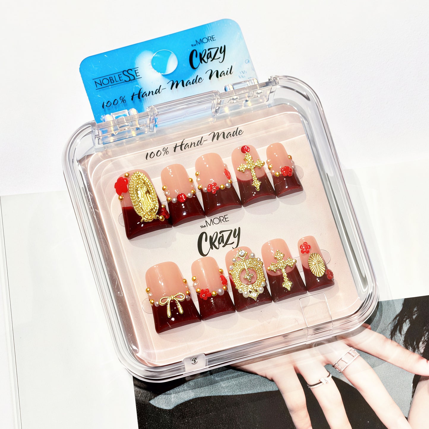 TheMore Crazy 100% Handcrafted Premium Press-On Nails [N089]