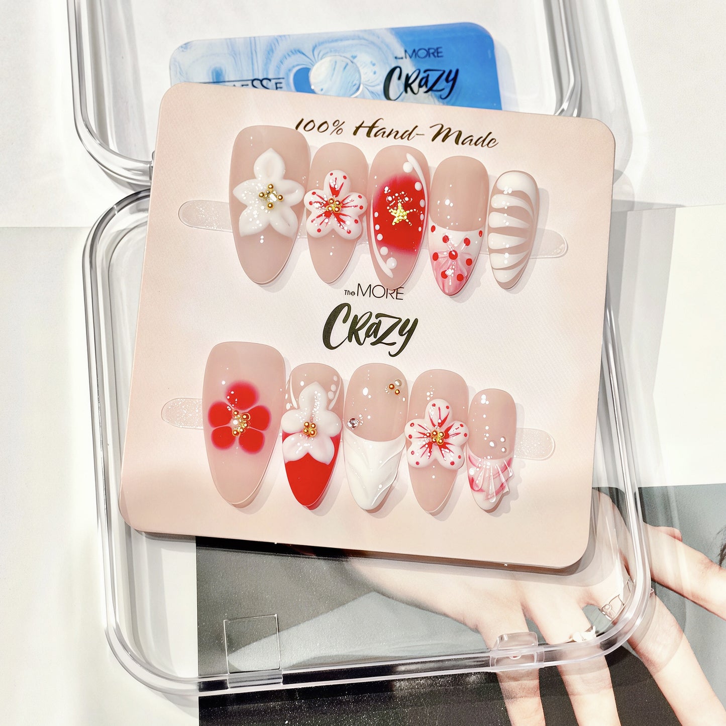 TheMore Crazy 100% Handcrafted Premium Press-On Nails [N091]