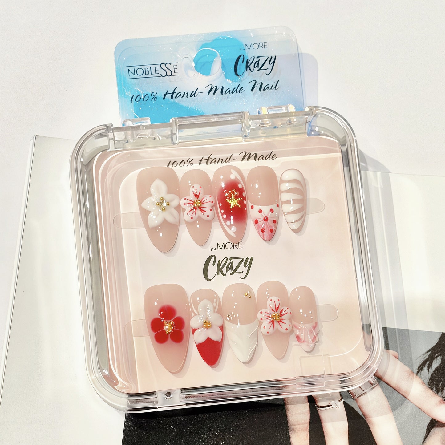 TheMore Crazy 100% Handcrafted Premium Press-On Nails [N091]