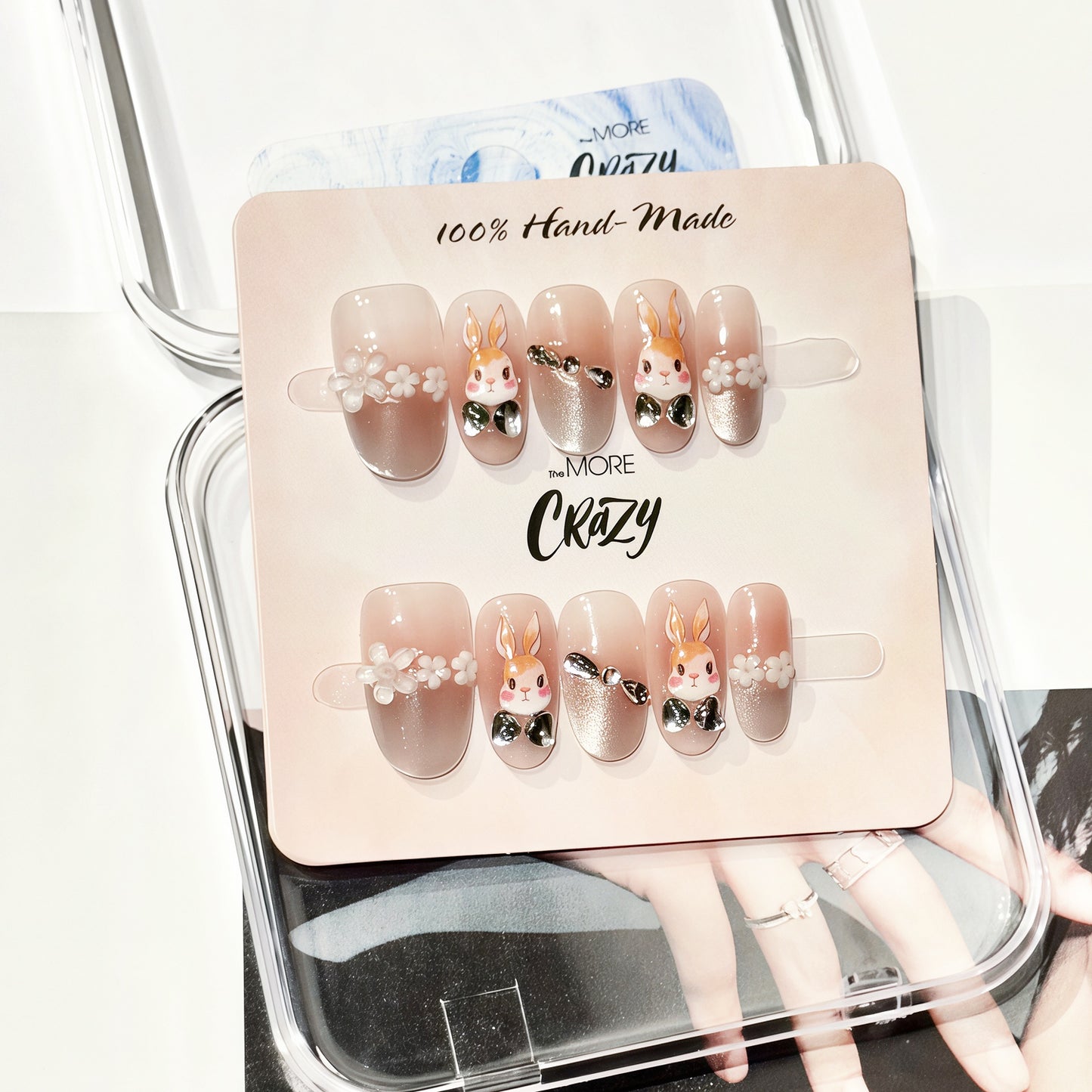 TheMore Crazy 100% Handcrafted Premium Press-On Nails [N092]