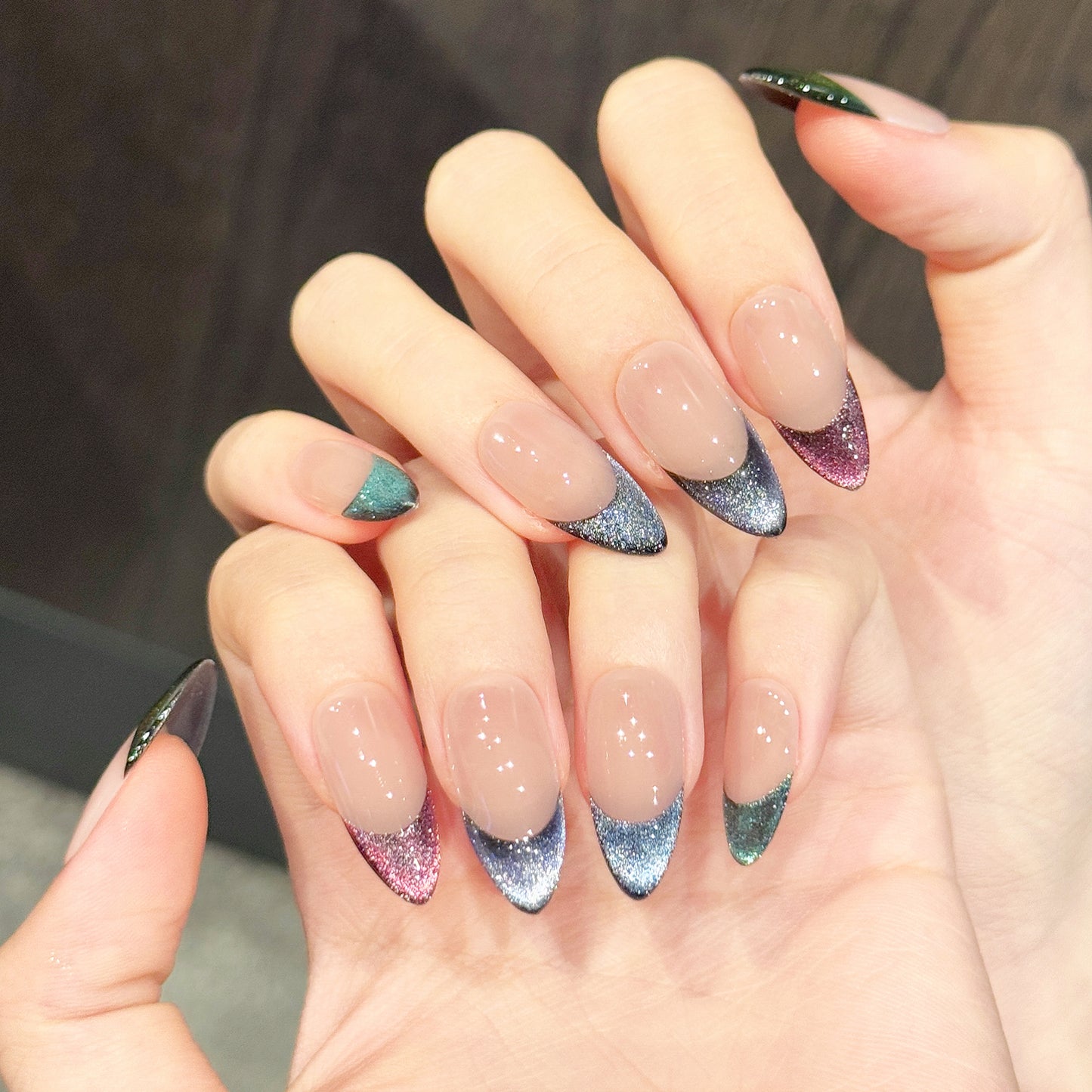 TheMore Crazy 100% Handcrafted Premium Press-On Nails [N094]