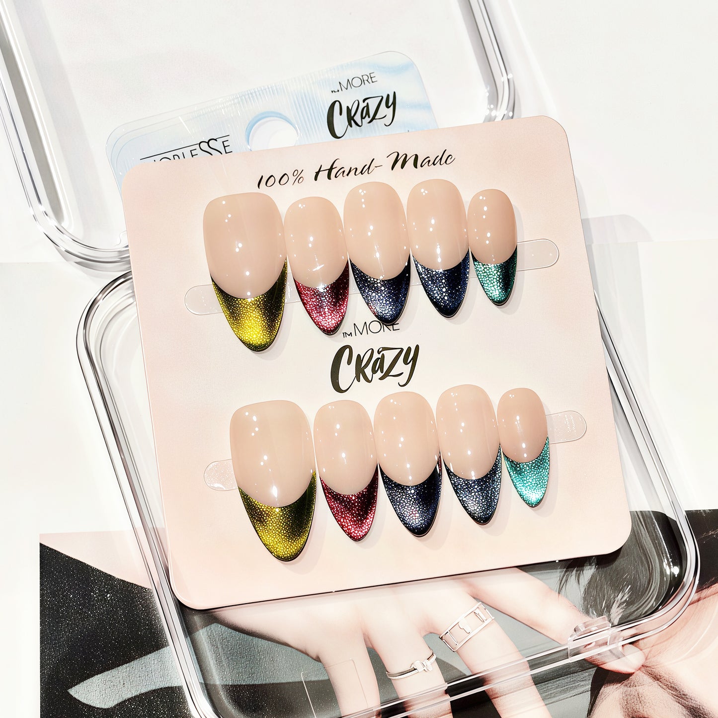 TheMore Crazy 100% Handcrafted Premium Press-On Nails [N094]