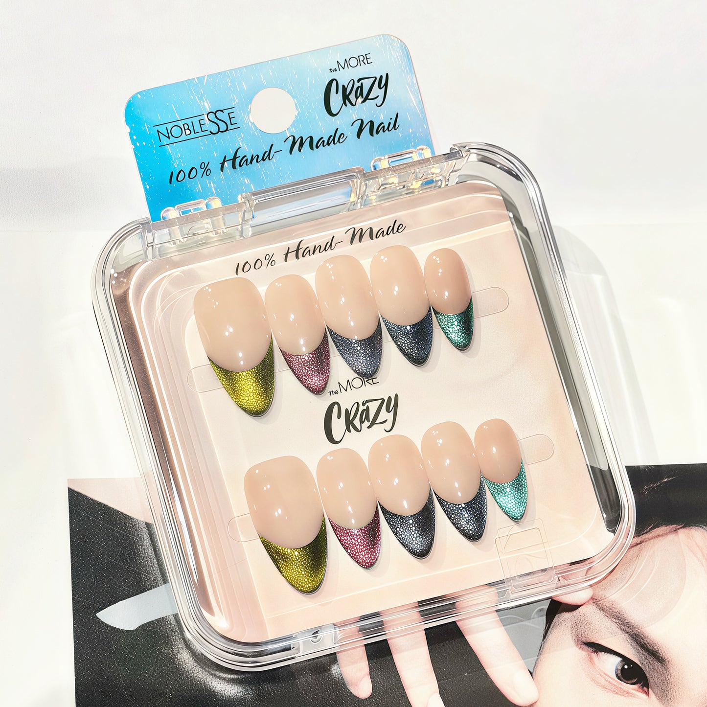 TheMore Crazy 100% Handcrafted Premium Press-On Nails [N094]