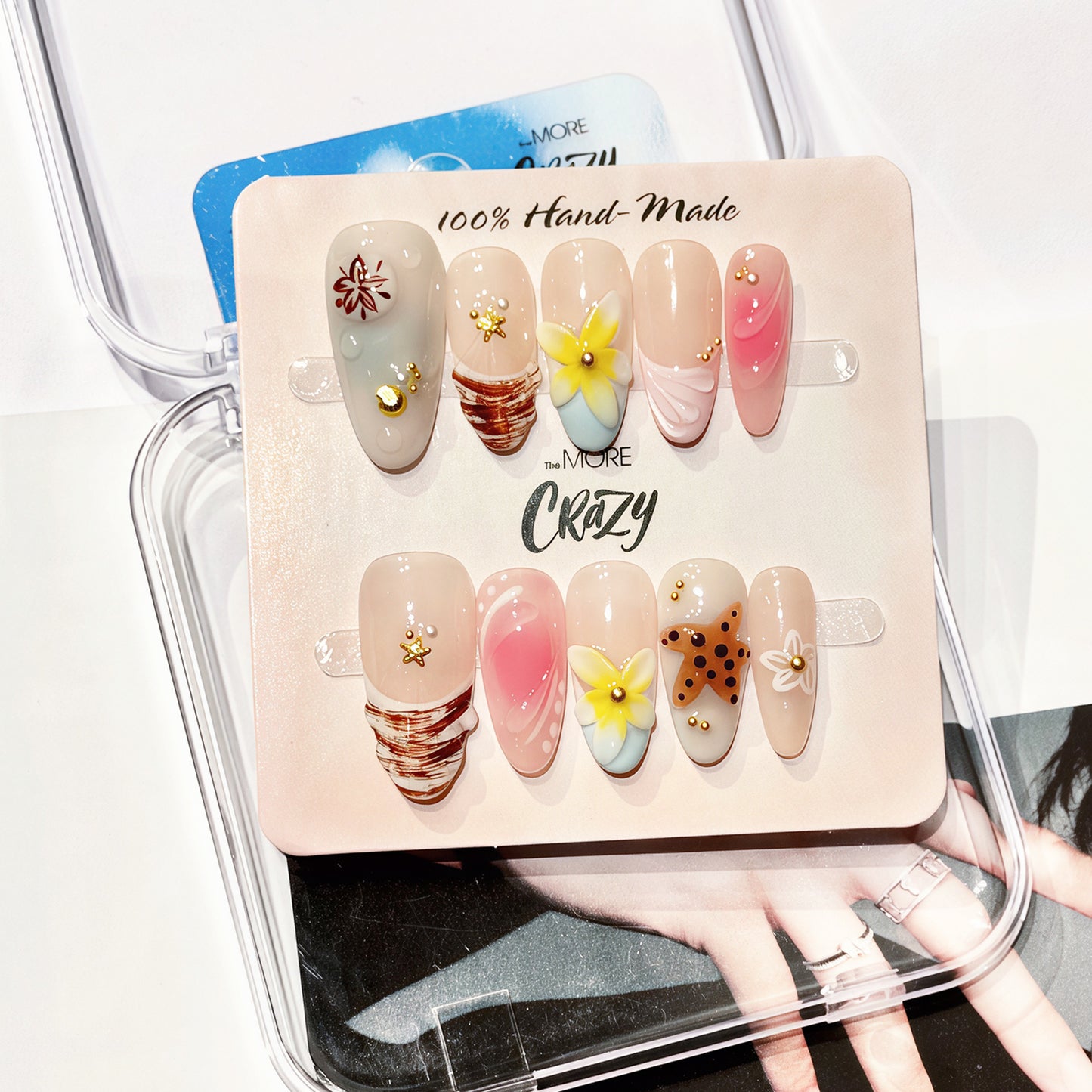 TheMore Crazy 100% Handcrafted Premium Press-On Nails [N095]