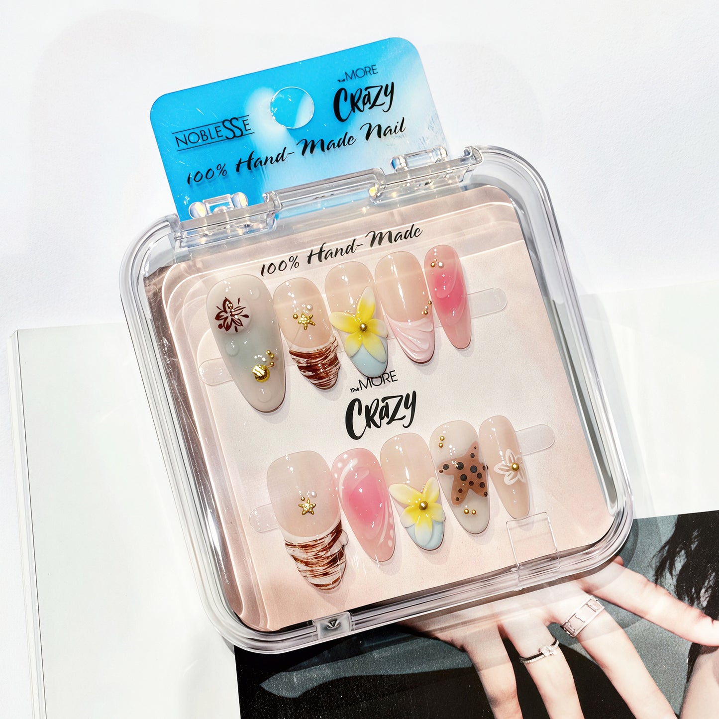 TheMore Crazy 100% Handcrafted Premium Press-On Nails [N095]