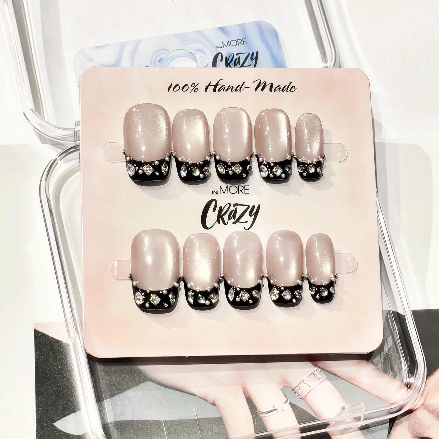 TheMore Crazy 100% Handcrafted Premium Press-On Nails [N096]