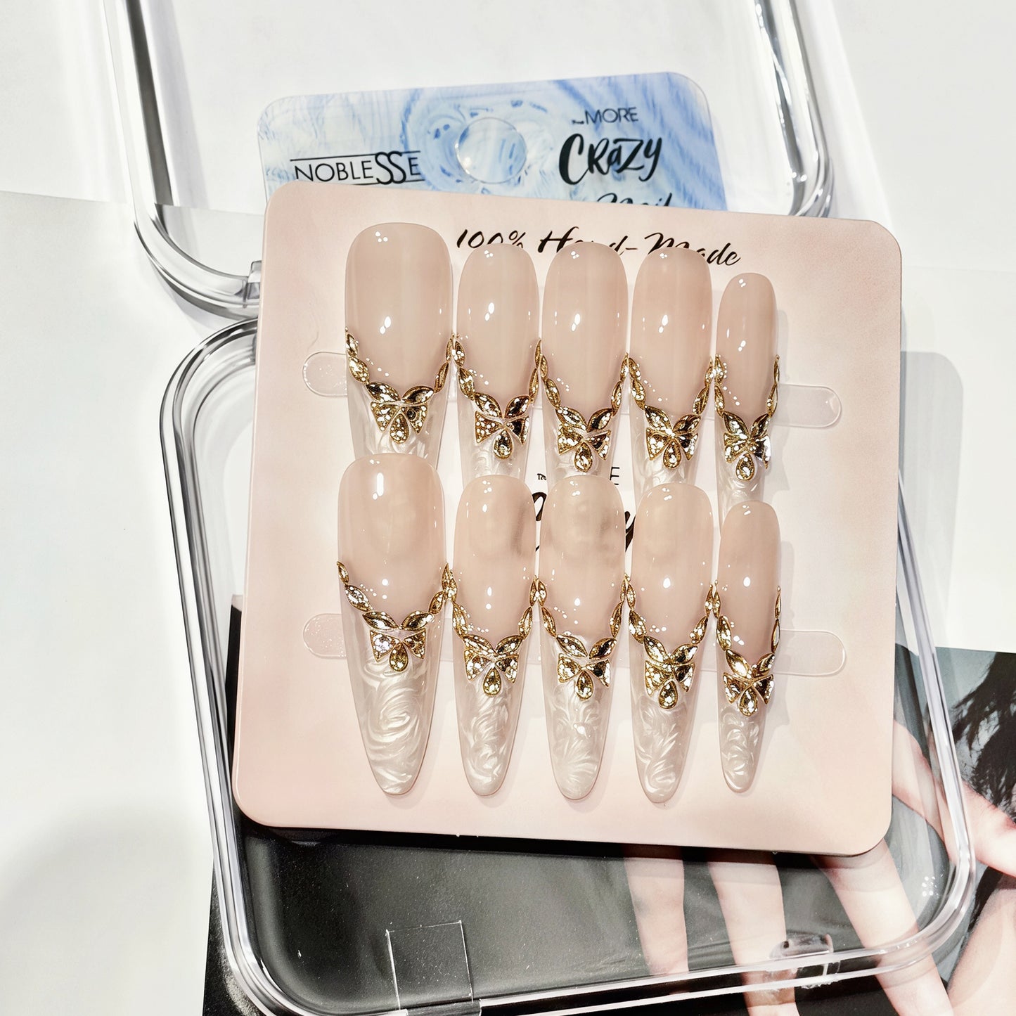 TheMore Crazy 100% Handcrafted Premium Press-On Nails [N097]