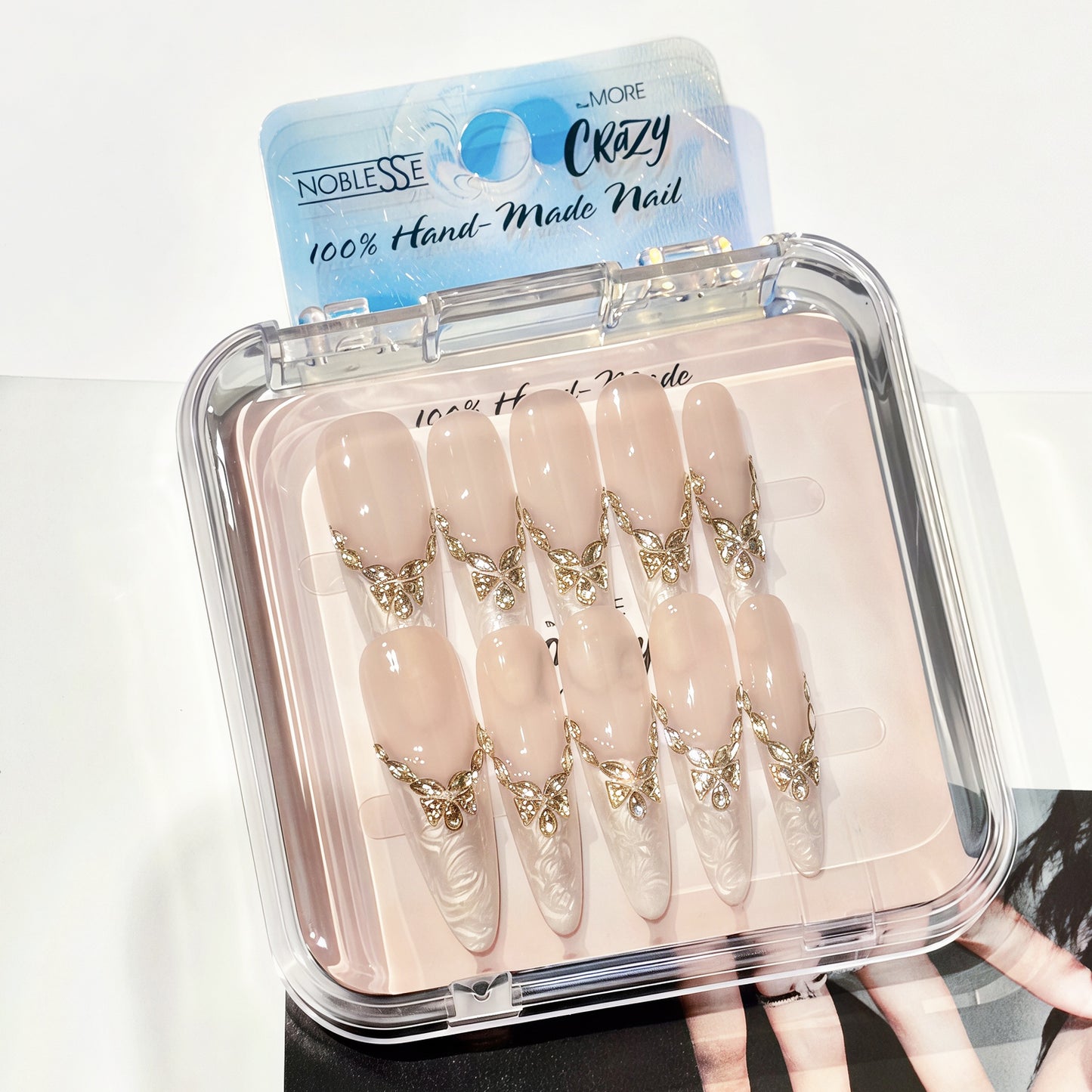 TheMore Crazy 100% Handcrafted Premium Press-On Nails [N097]