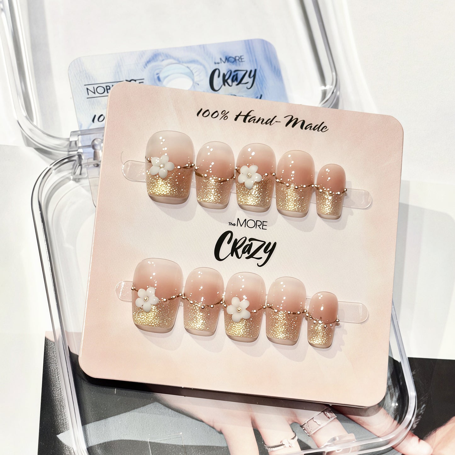 TheMore Crazy 100% Handcrafted Premium Press-On Nails [N100]