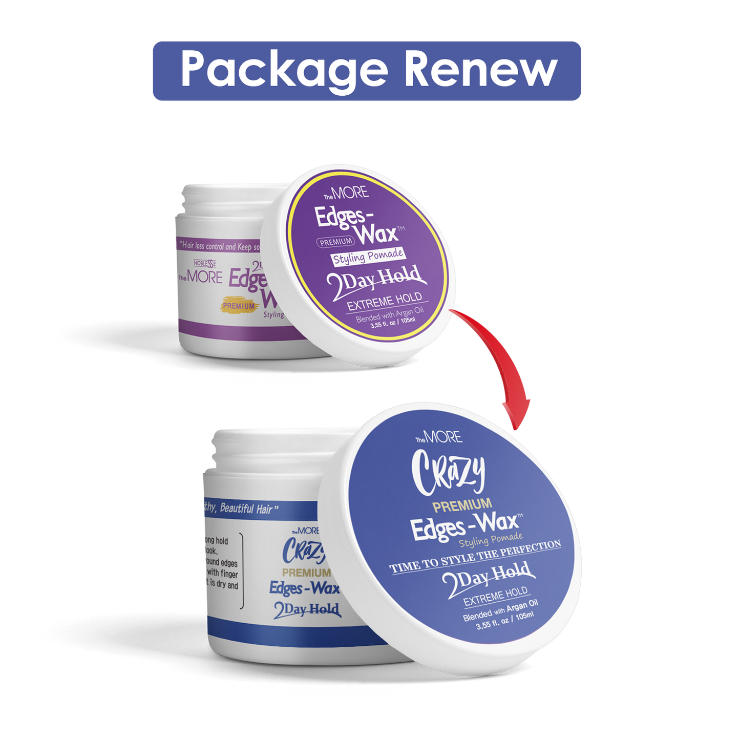 TheMore 2Day Hold EXTREME HOLD Styling Pomade (Blue)